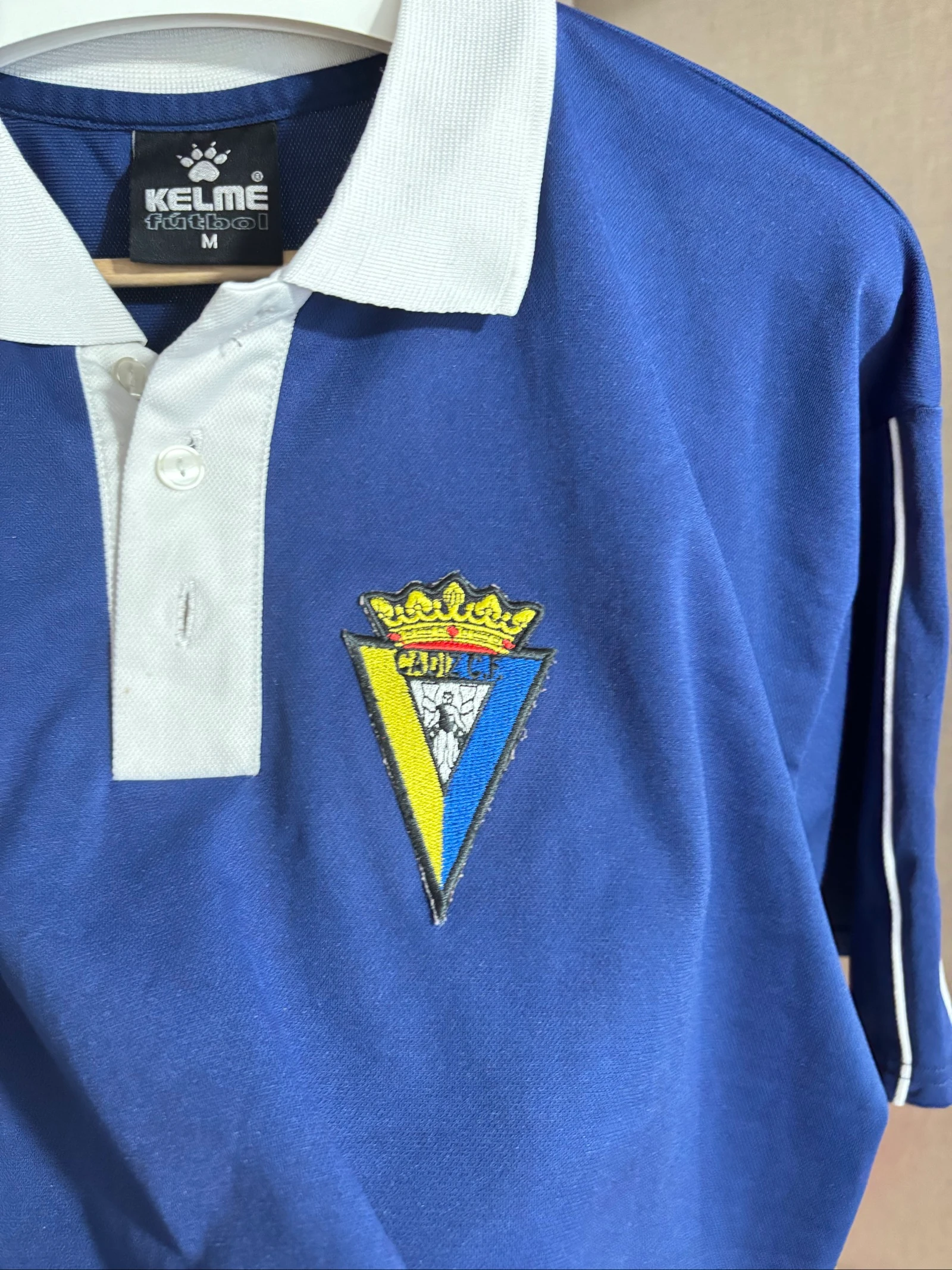 Cadiz Camiseta Polo Kelme Vintage M – photo 3
